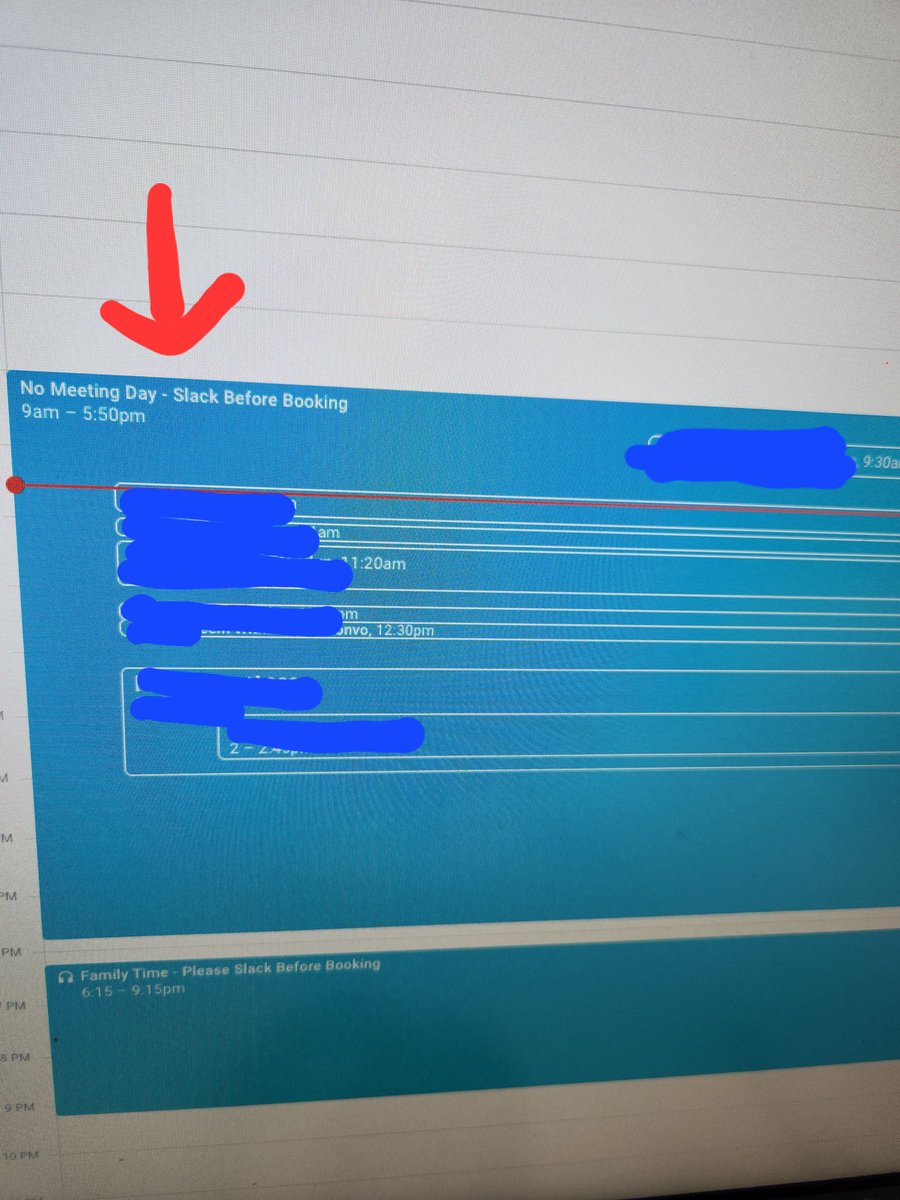 naeembawla's tweet image. No meeting day has 8 meetings so far #imdoingitwrong