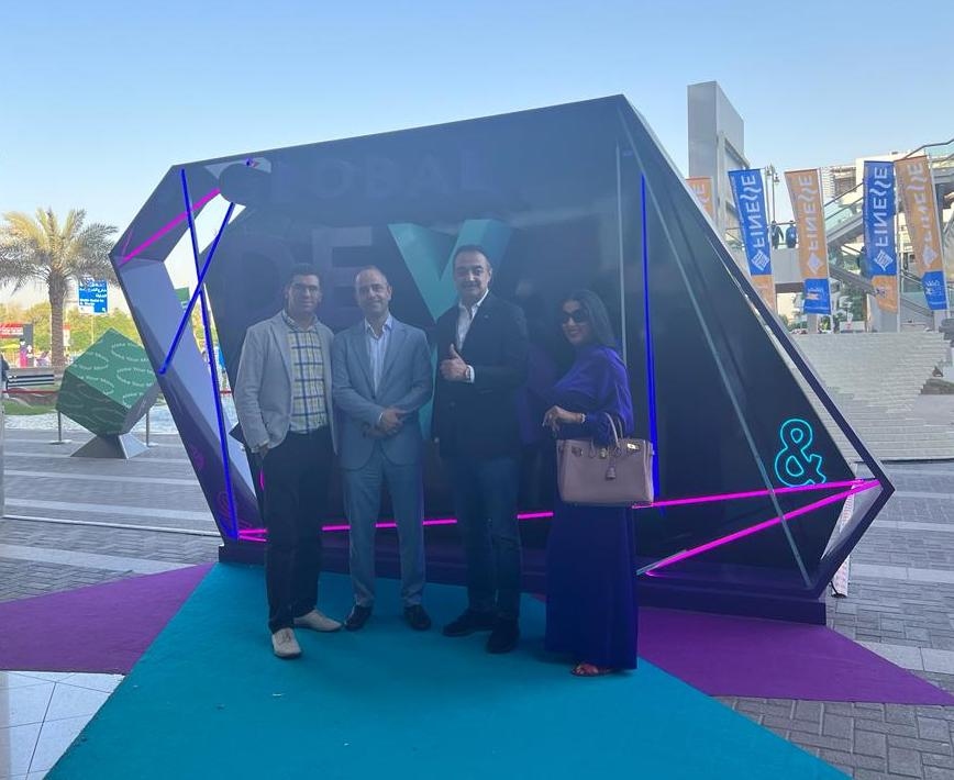 MohamedDekkak1's tweet photo. Mohamed Dekkak, Chairman of Adgeco Group, attends the #SensoriumGalaxy exhibition, showcasing its #AI #metaverse during #GITEX_XVERSE event
#SENSO #Sensorium_app #NFTs $SENSO #Sensorium #AR #avatars #GITEX #GITEX_GLOBAL2022 #innovation #gitextechnology #GlobalDevSlam #dubai https://t.co/jCv4Rn4hTz