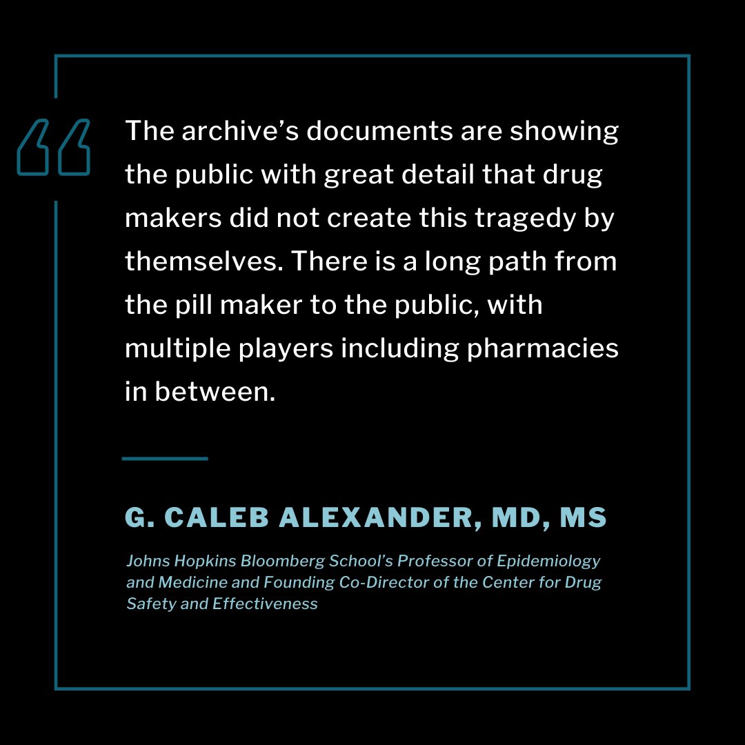 JohnsHopkinsSPH's tweet photo. Explore the role of retail pharmacies in the #OpioidCrisis: more than 2,000 company documents now available within our @industrydocs archives launched by @UCSF, @JohnsHopkins, @JohnsHopkinsSPH: https://t.co/yNnYps8Uy2 https://t.co/SHW7wHTkE4