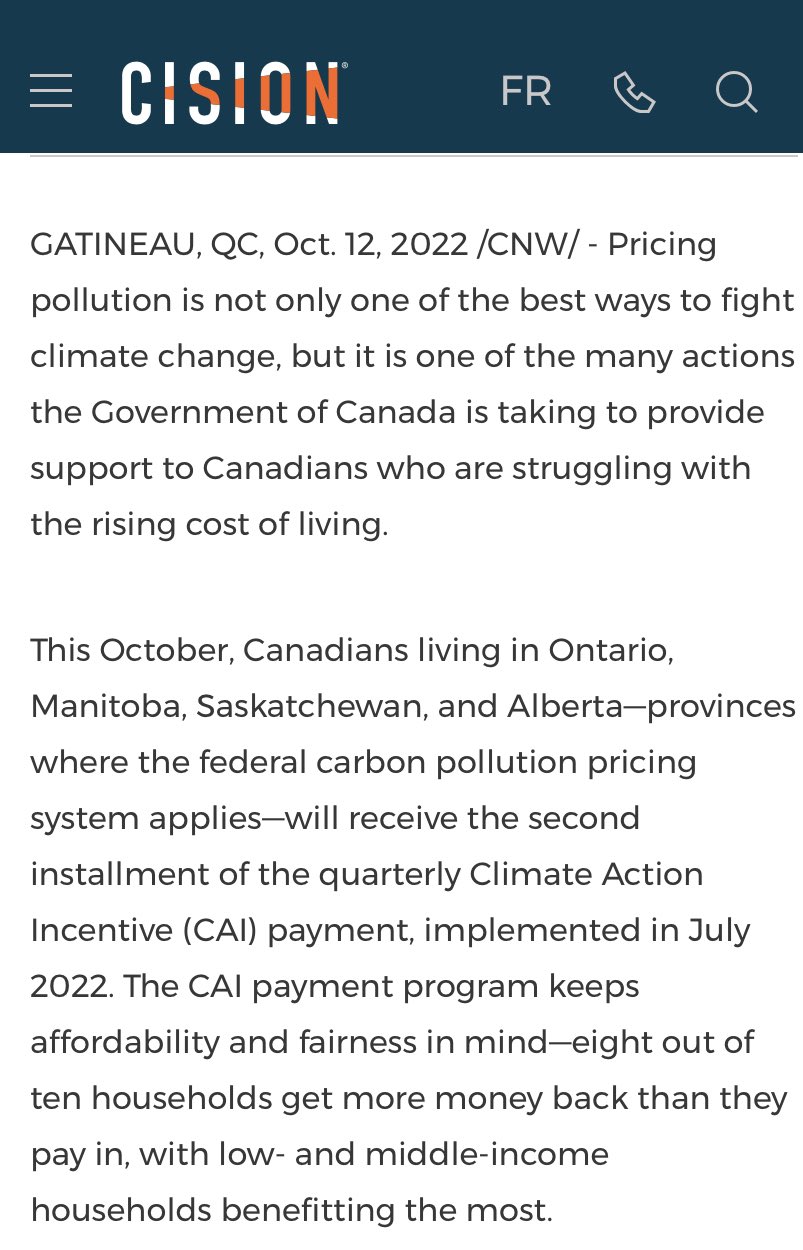 Climate Rebate