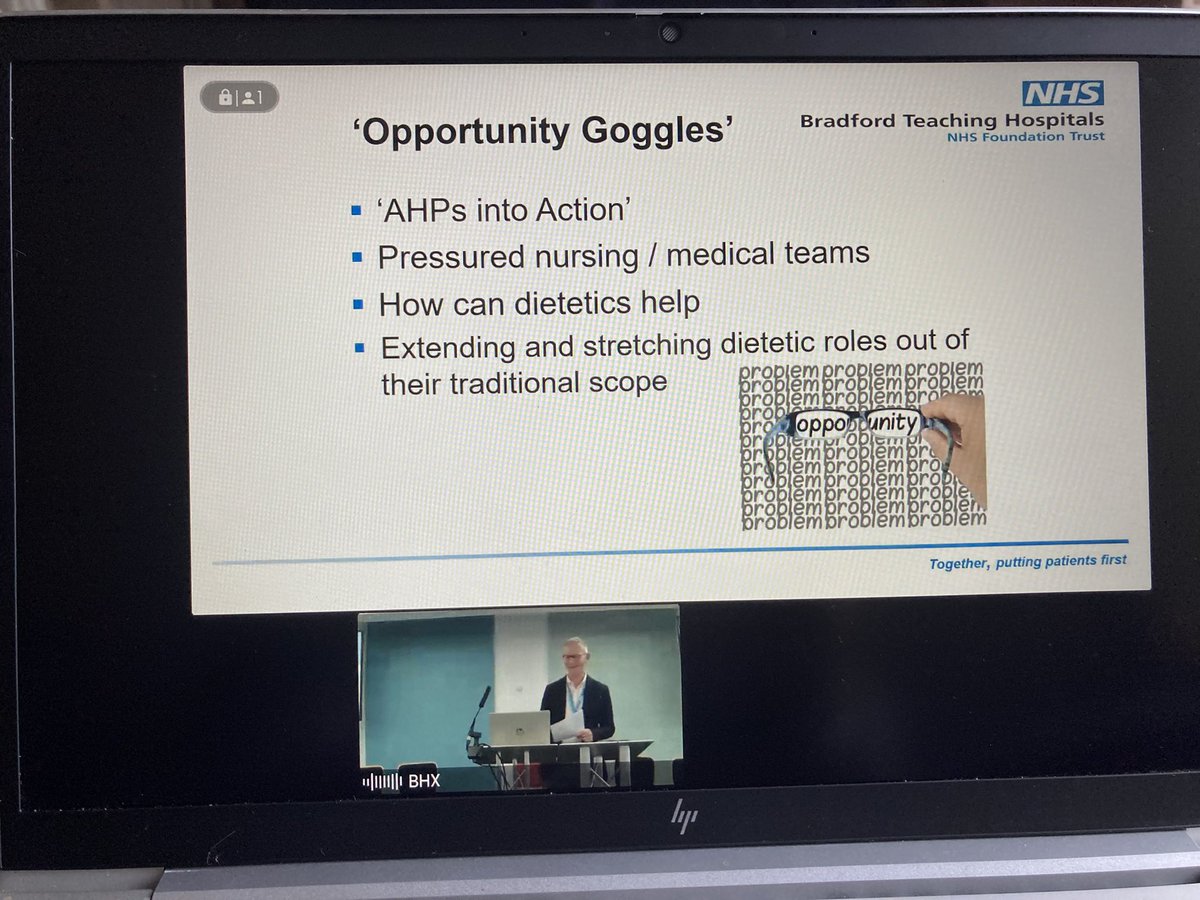 Let’s all put on our “opportunity goggles” & continue progressing/advancing the role of dietetics! @RdTroiano @FionaStruthers3 @NHSForthValley @BDA_Dietitians @BDA_PENG @RupAllen