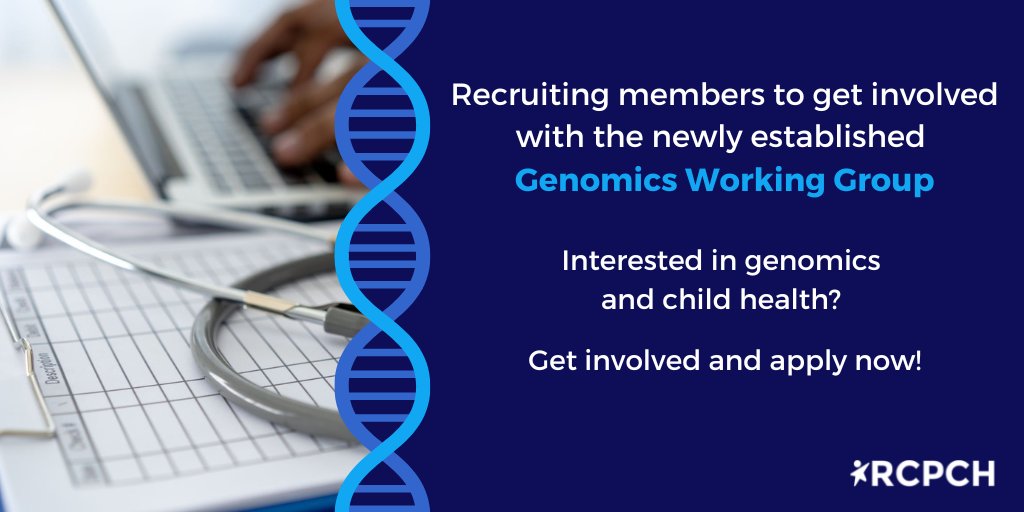 RCPCHtweets's tweet photo. We are recruiting members to join a newly-established Genomics Working Group to provide strategic guidance with respect to developments in genomics in child health. 

Find out more and apply by 10:30, 31 Oct: https://t.co/Ol7uMQ4pM6 https://t.co/q1iWN3Taz1