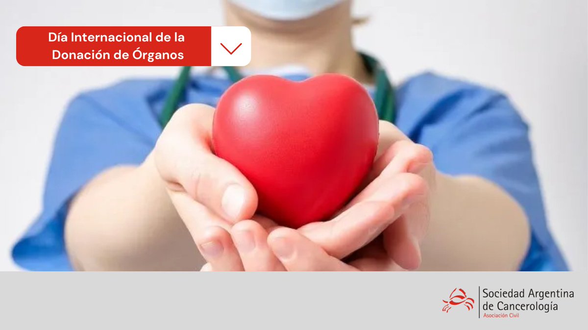 🗓 DONACIÓN DE ÓRGANOS

Hoy es el Día Internacional de la Donación de Órganos, una fecha instituida por la OMS para incentivar a las personas a que manifiesten su deseo de ser donantes de órganos con los que se pueden salvar miles de vidas.

#DonaciónDeÓrganos