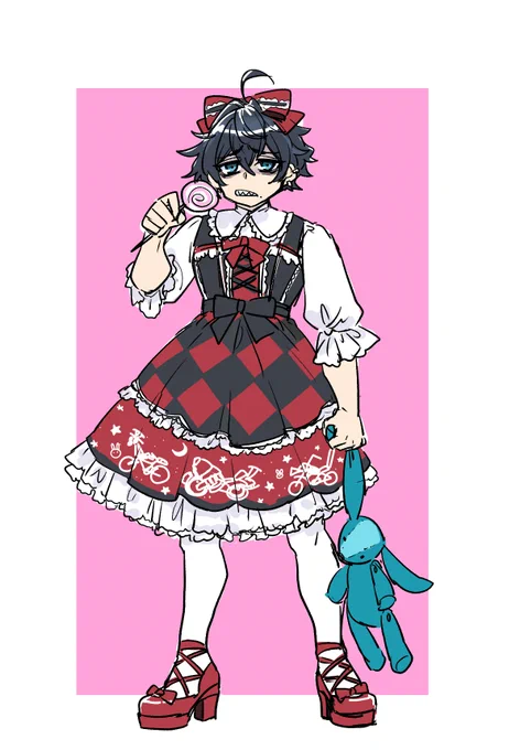 ドモンちゃんにフリルが似合わないはずがないんですよ。髪型的に(?) 