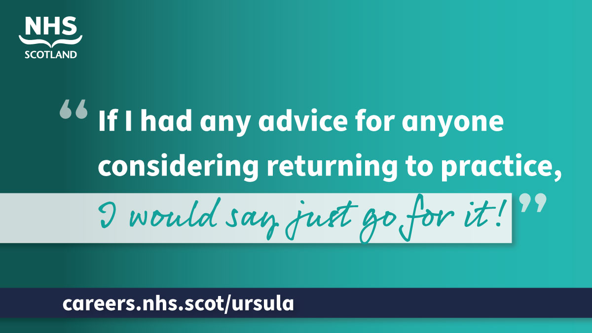 We're sharing new resources to support AHPs come back to their career! 🙌 Ursula shared her advice and journey back to practice, “just go for it! It's a rewarding experience for anyone.” Watch the full video and share the journey today!📲 careers.nhs.scot/ursula
#AHPRtP #AHPsDay