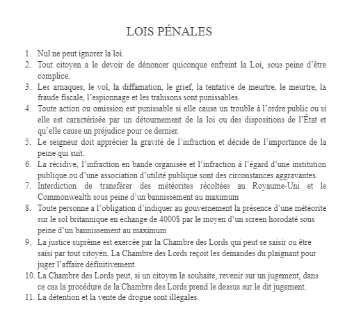 realMarkTeewull's tweet photo. Art.8 des Lois Pénales https://t.co/PCmsaeAWW0