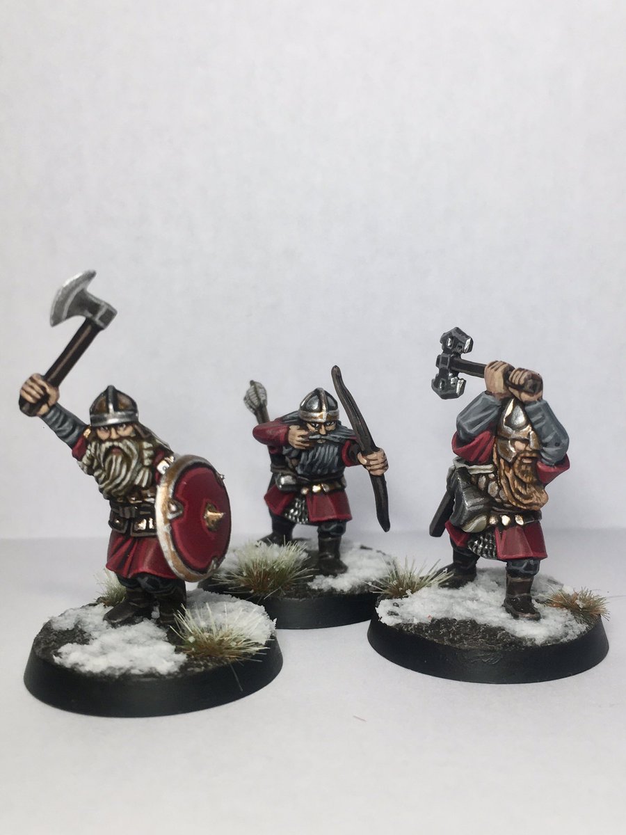 slowbrushcj's tweet photo. @WarComTeam Some hobbits, dwarves and an ent for you 🎨🖌 https://t.co/EiW5Zoinu2