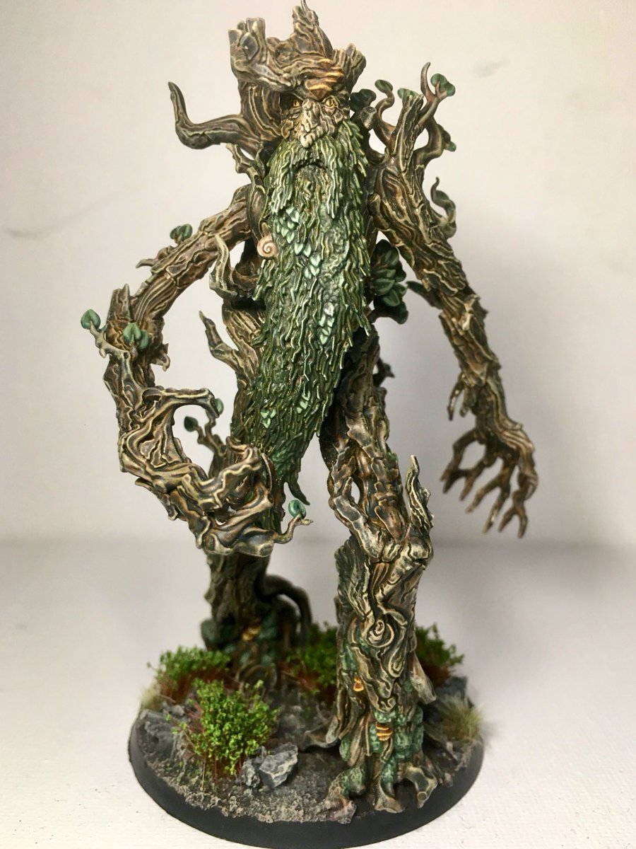 slowbrushcj's tweet photo. @WarComTeam Some hobbits, dwarves and an ent for you 🎨🖌 https://t.co/EiW5Zoinu2