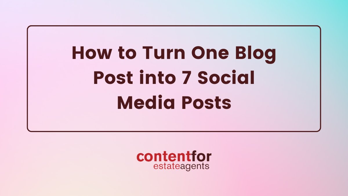 KerfuffleClub's tweet image. Supplier News! 

#ContentFor: How to Turn One Blog Post into 7 Social Media Posts.

Read all about it here: bit.ly/3yHtJov

#kerfuffleit