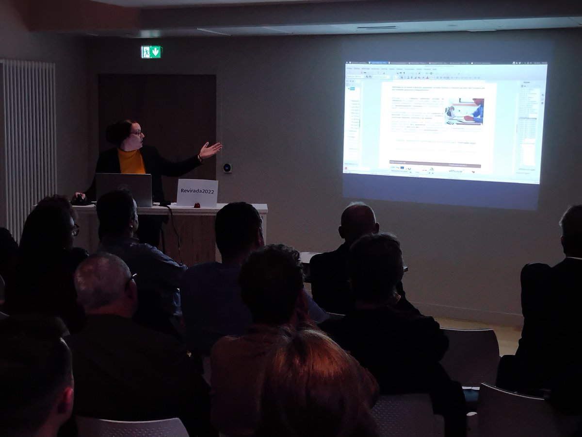 locongres's tweet photo. [OC] Aura Seguièr qu'expausa las foncionalitats de #Revirada, traductor automatic francés-#occitan e occitan-francés
[FR] Aure Seguièr expose les fonctionnalités de #Revirada, traducteur automatique français-occitan et occitan-français
https://t.co/SEPQZL3ntZ https://t.co/aeaDjg3lI5