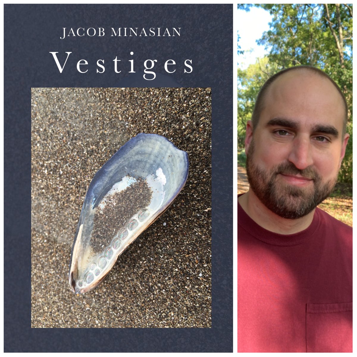 FLPress's tweet photo. FLP POETRY BOOK OF THE DAY: Vestiges by Jacob Minasian
PREORDER: https://t.co/IbanzKc8XQ
In his first full-length collection, Minasian stretches poems into seasons, everyday moments into epics, and encounters with the natural world into portals to a reimagined Greek Mythology. https://t.co/FjYXQgWdl4