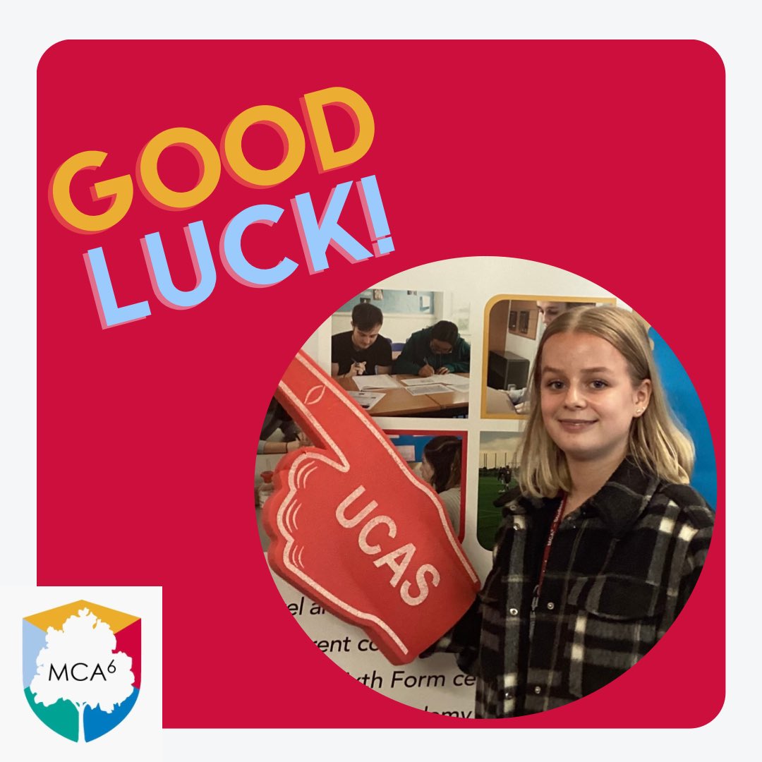 MCA_Six's tweet photo. Good luck to Ellie who sent her @ucas_online application today! 

#SixthFormLife #TransformingLives #AmbitiousStudent #NextSteps #TakeYourPlace #ProudTeacherMoment #ExcitingTimesAhead https://t.co/0oNHNK5pt9