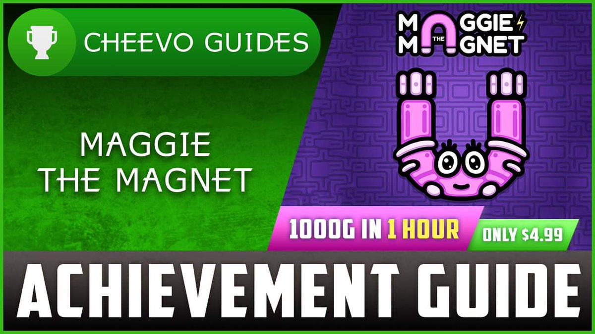CheevoGuides's tweet photo. 🚨UPLOAD ALERT🚨 
🎮Maggie The Magnet
📺Achievement / Trophy Guide
🏆1000G IN 1 HOUR!!
💵ONLY $4.99 (XBOX)⬇️
https://t.co/Vn6ZoyQeZs
📺Video on YouTube📺
https://t.co/0mTfBzXxkT
________________________________
#Xbox #Achievements https://t.co/6vdmB00HL5