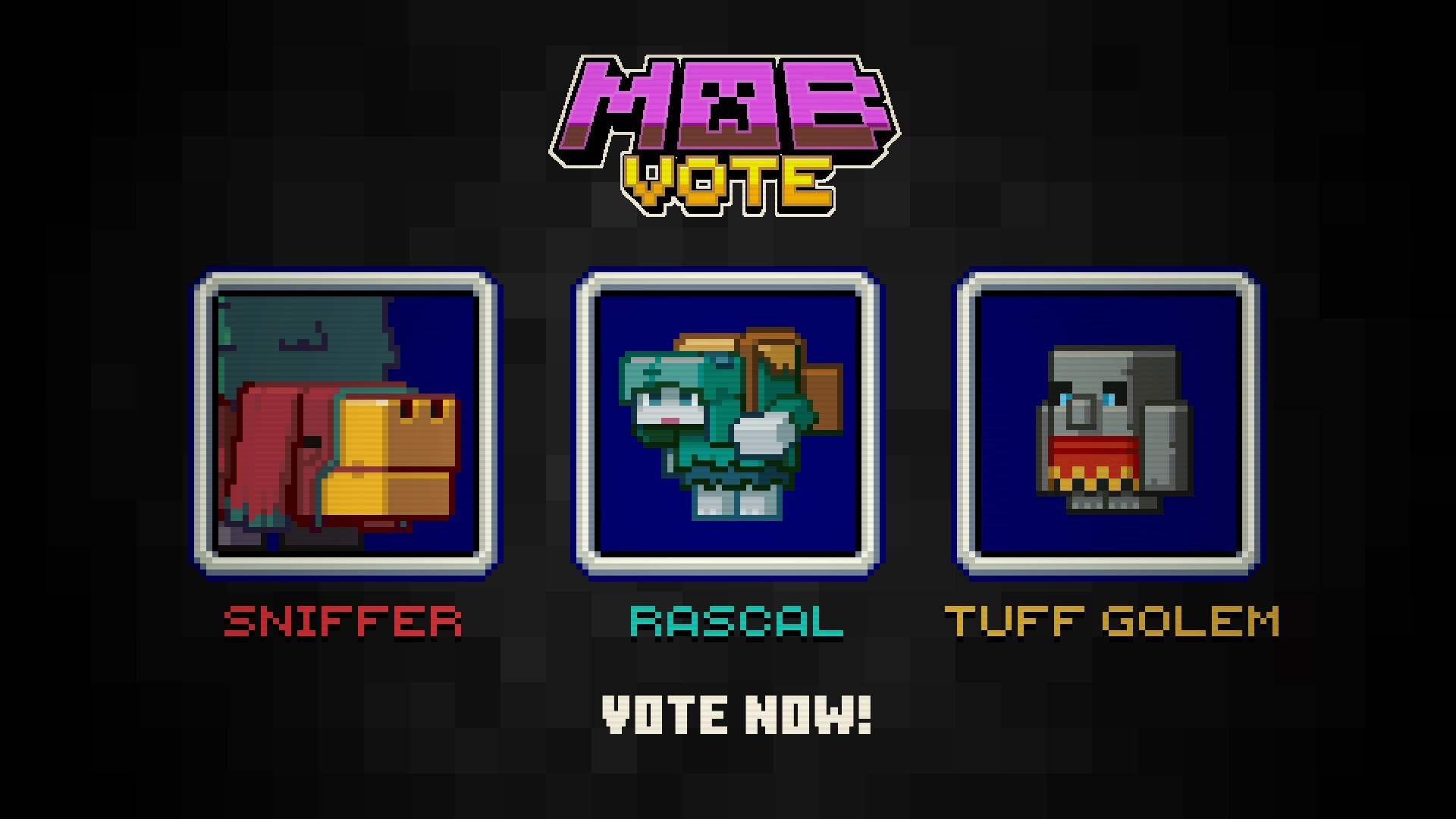 Minecraft Portal 🇧🇷 on X: 🗳️A Mob Vote está ao vivo! Sniffer