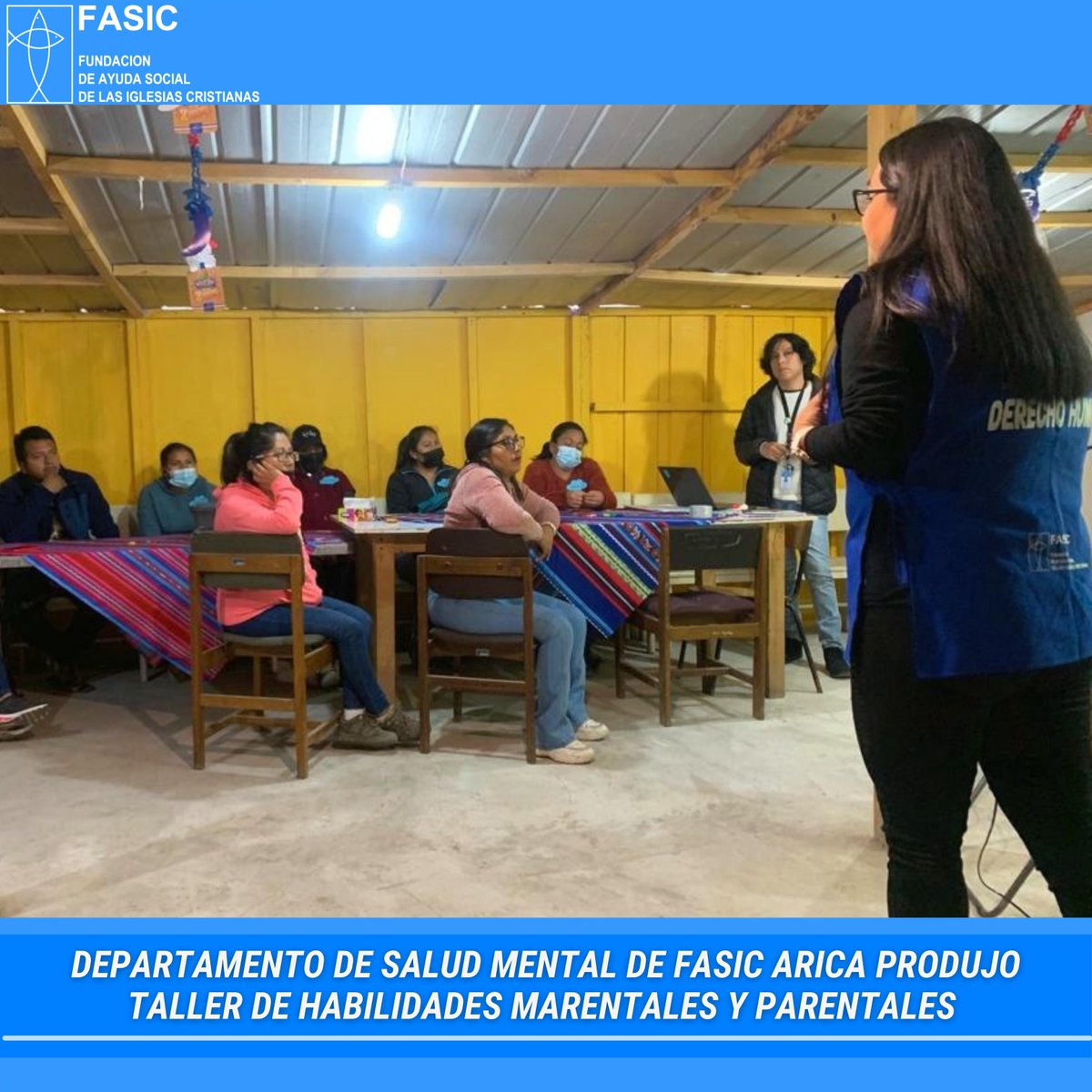 FASICDDHH's tweet image. Departamento de salud mental de #FASIC Arica produjo taller de habilidades marentales y parentales. 
✅fasic.cl/wp/2022/10/dep…