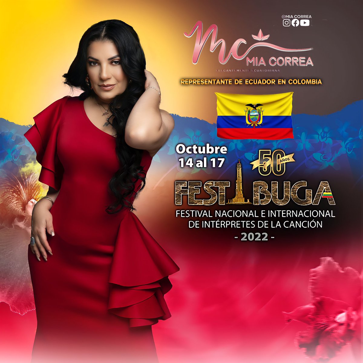 MiaCorreaH's tweet photo. Vamos mi Ecuador 🇪🇨 del alma !!
Buenos días amores míos 💕 envíenme todas sus buenas vibras LOS LEO…….
#MiaCorrea #ElegantementeEcuatoriana 🇪🇨 #Ecuador #Festibuga #DiosEsBueno #LosAmo #PorEcuador @festibuga2022 @elcomerciocom @DiarioExtraEc @lahoraecuador https://t.co/FUkLogiLfv
