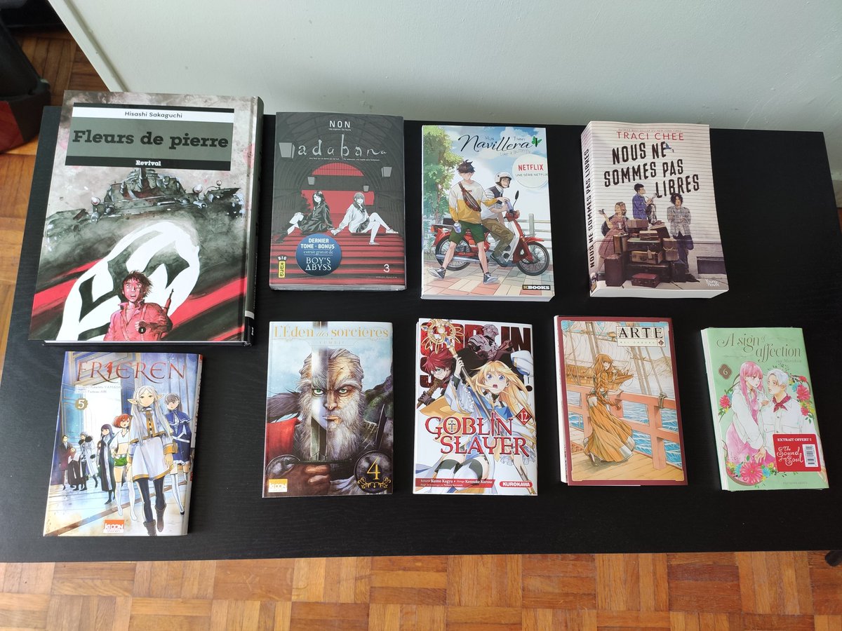 Cirgil4's tweet photo. #AchatManga du jour @EditionsKana @kbooks_fr @ki_oon_Editions @Kurokawa @komikku @AKATAmanga #EditionRevival plus réception @BLACKBOXEDITION https://t.co/HWW0rz3kDs