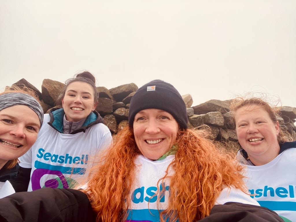 Congrats to ⁦members of the COP team who have today scaled Scafell Pike today to raise funds for ⁦<a href="/seashelltrust/">Seashell</a>⁩ #welldone #teamwork #cop