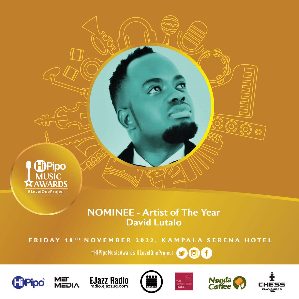 HanifaMulongo's tweet photo. #HiPipoMusicAwards2022
#ArtistOfTheYear #DavidLutalo #Leveloneproject @hipipo https://t.co/B9Z9TqzzHa