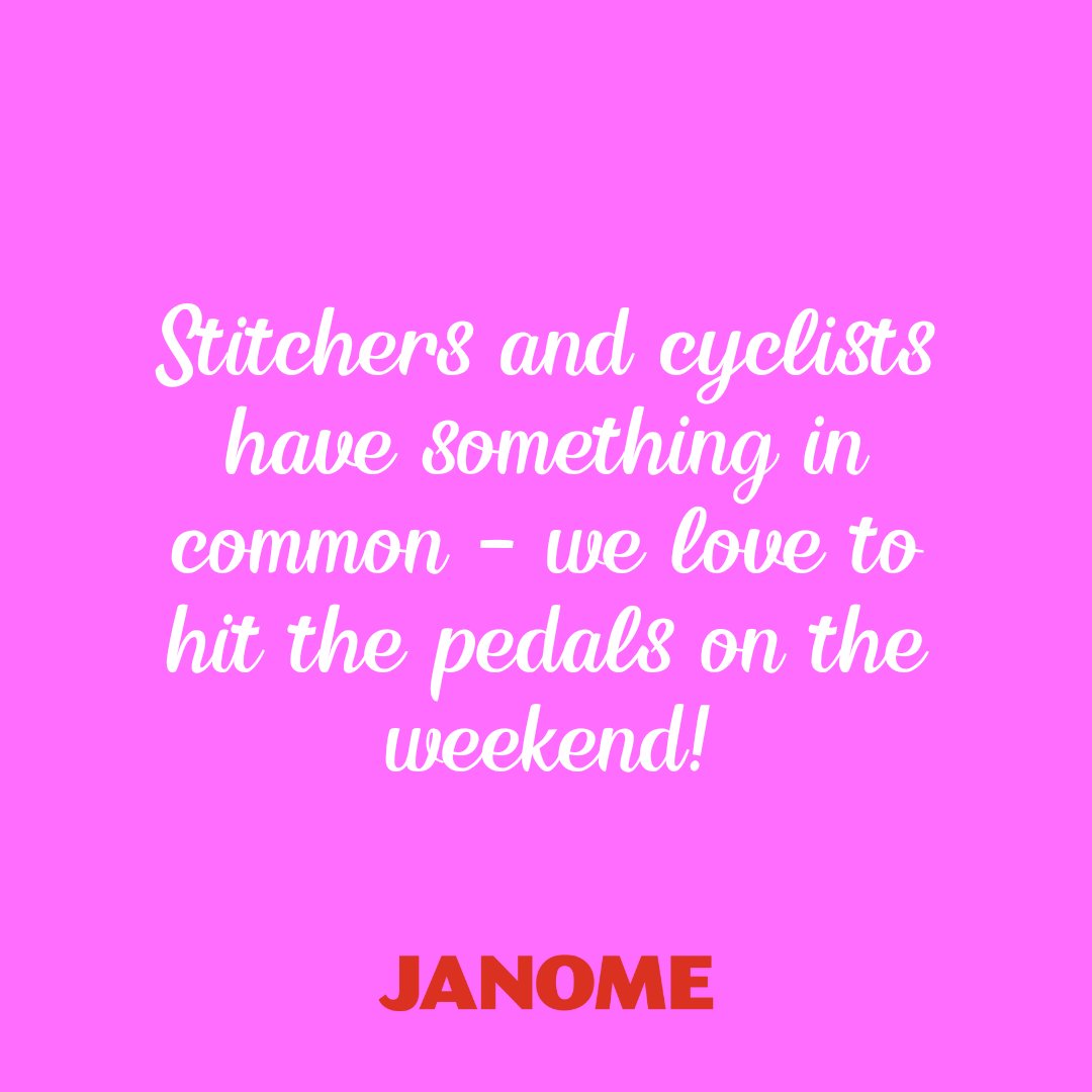 JanomeUK's tweet photo. Happy Friday, stitchers! Time to get those bobbins whirring 😍

#janomemakes #regram #memade #stitcher #isew #lifeofastitcher #sewist https://t.co/a3E35tDVuW