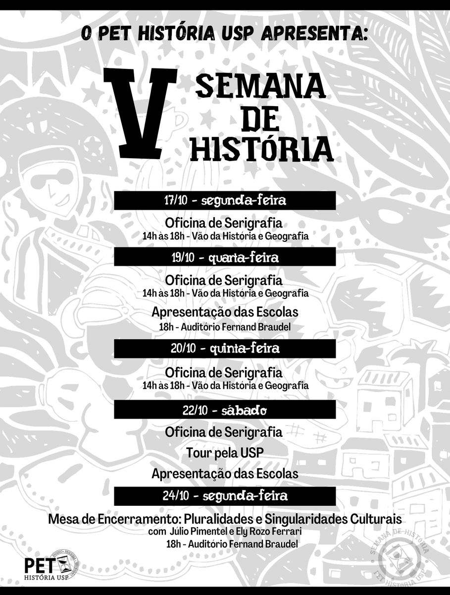 PET História USP | NOVAS VAGAS tweet media