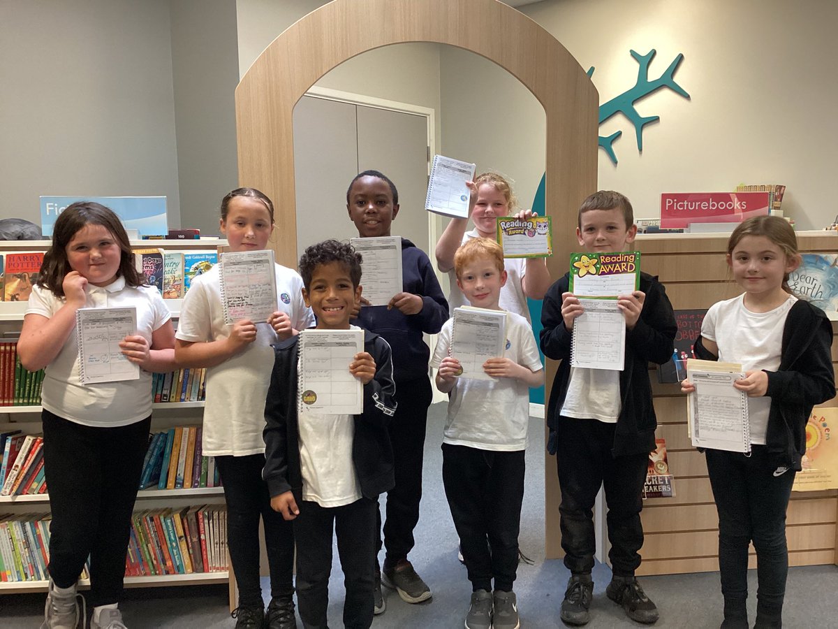 Well done to these Reading superstars! They have been working very hard at home reading at least 3 times a week. ⭐️<a href="/mesne_lea/">Mesne Lea</a>