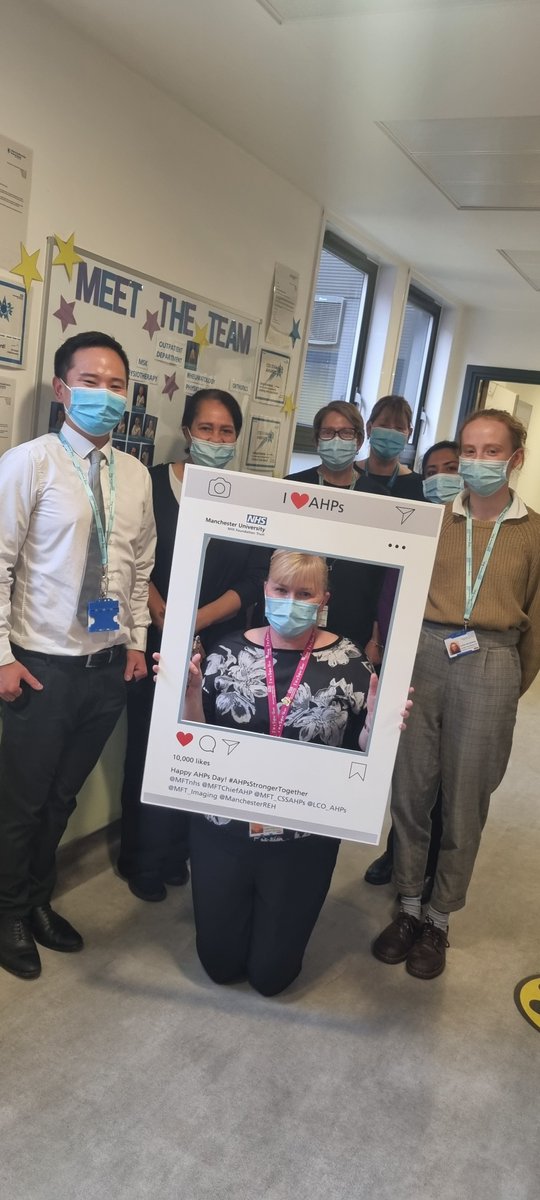 MFT_CSSAHPs's tweet photo. Happy AHP Day from the Divisional Offices at MRI &amp; A&amp;C OP teams RMCH/MRI! Thank you for all that you do! #AHPsDay @MFT_CSSAHPs @MFTChiefAHP @janwils42401735 @Dextermillsalex @davina_shaw @yife2 #Celebrate 🏅#Appreciate ❤️#Connect 🗨️#Inspire💡 https://t.co/9871TwBxIc