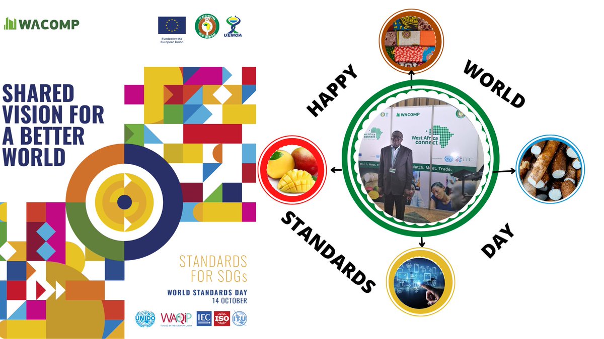 wacqip's tweet photo. The #WACQIP, implemented by @UNIDO is a regional component of the @EUinNigeria funded -@WACOMP_ECOWAS. It is successfully supporting the drafting and development of harmonized @ecowas_cedeao #standards (#ECOSTAND), particularly on 4 regional VC #Mango, #Cassava, #Textile & #ICT https://t.co/c6h2aQajY3