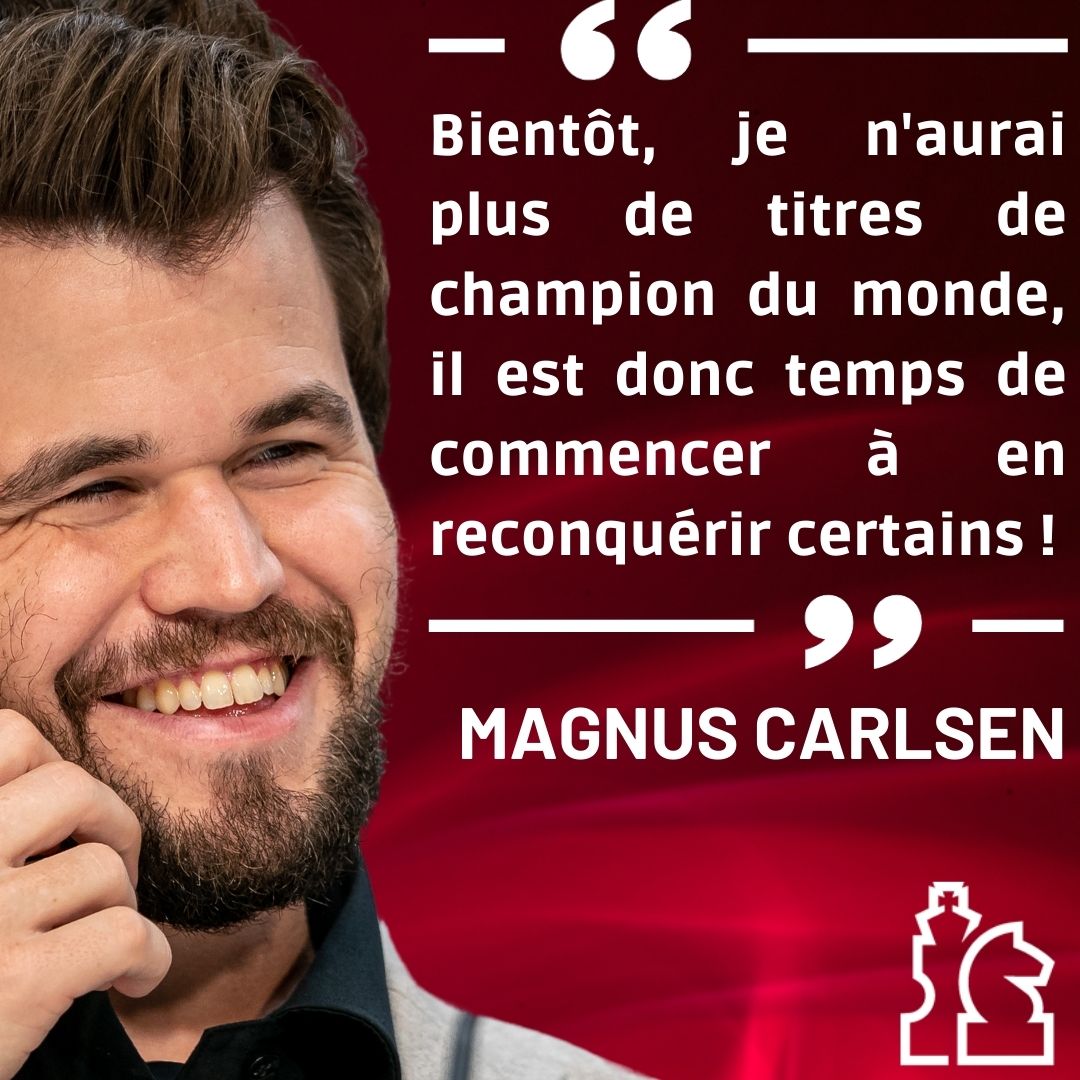EuropeEchecs's tweet photo. Magnus #Carlsen va tenter de remporter le seul titre mondial qui manque encore à sa collection : celui de Fischer Random Chess !
👉https://t.co/3lYyOBjwQD
#FischerRandomWC #frchess https://t.co/pb36Rrarmj