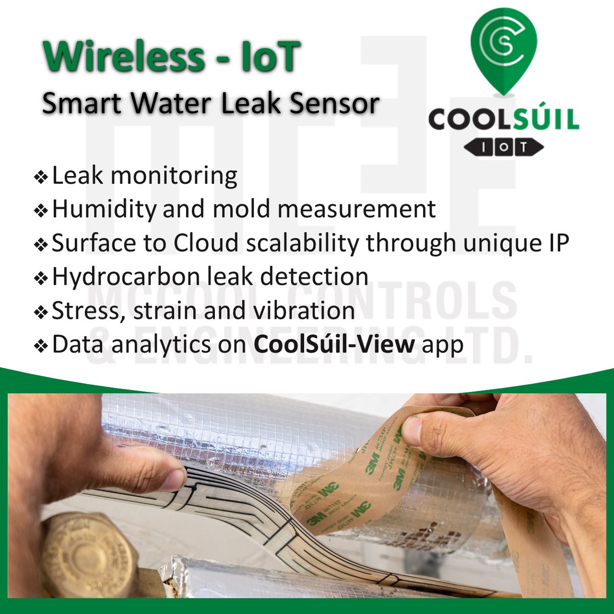 McCoolMC3E's tweet photo. Are you tired of playing "leak hunt"?
@McCoolMC3E
understand exactly the headache that small or even large leaks can cause and thinking about it, we present the newest technology on the market
@LAIIERIO“Smart Water Leak Sensor. #leak #mccool https://t.co/l0ksdD7pUV