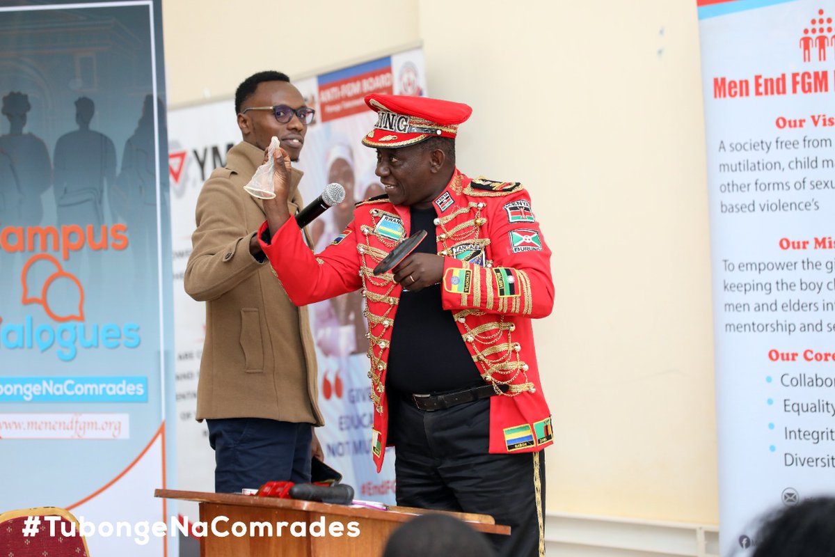 TonyMwebia's tweet photo. Just in case you missed our #TubongeNaComrades event @UoEmbu Here are the highlights. See you all at #GarissaUniversity ... #EndFGM #MentalHealthAwareness #HIV #MenEndFGM #FGM #GlobalGoals 

https://t.co/YAge4adij1 https://t.co/yQfVR7AHRC
