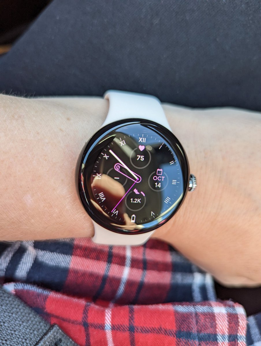 Love, love, LOVE my new #PixelWatch