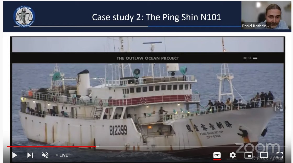 dkachelriess1's tweet photo. Literally just recommended this excellent podcast to the participants in our #OC24 session on "Convergence and wildlife trafficking". Thanks to @ian_urbina &amp; team for your great work in raising awareness &amp; attention! #HighSeas https://t.co/Qe5RkHVaGp