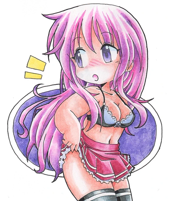 #あなたのむらさき色の作品を見せてください ぴんくよりのむらさき色センシティブなヤツしかなかった 