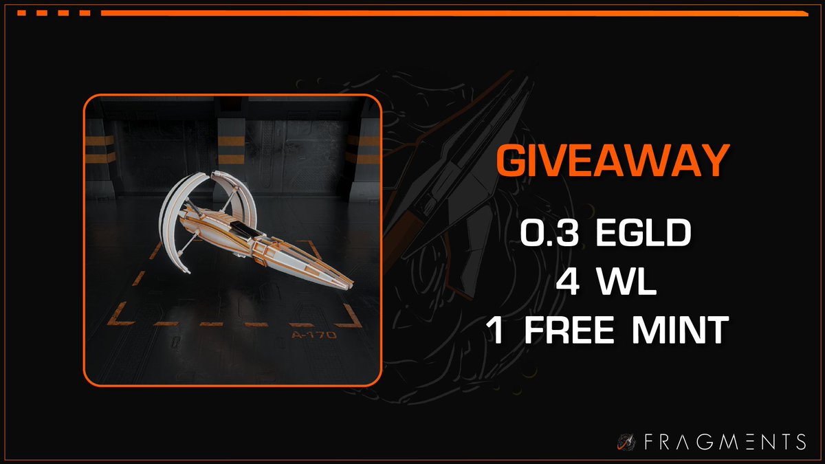 Krastoz_'s tweet photo. 🎁 #GIVEAWAY 🎁

🥇Free Mint = 1 $EGLD ⚡️
🥈0,3 $EGLD ⚡️
🥉4 WL 📋

RULES 📜
1) Follow @0xKrastoz + @Fragments_P2E 
2) Like/RT
3) Tag 3 friends

#ElrondNFT #Giveaway #EGLD #NFTGiveaways https://t.co/qpTj68Tuqu
