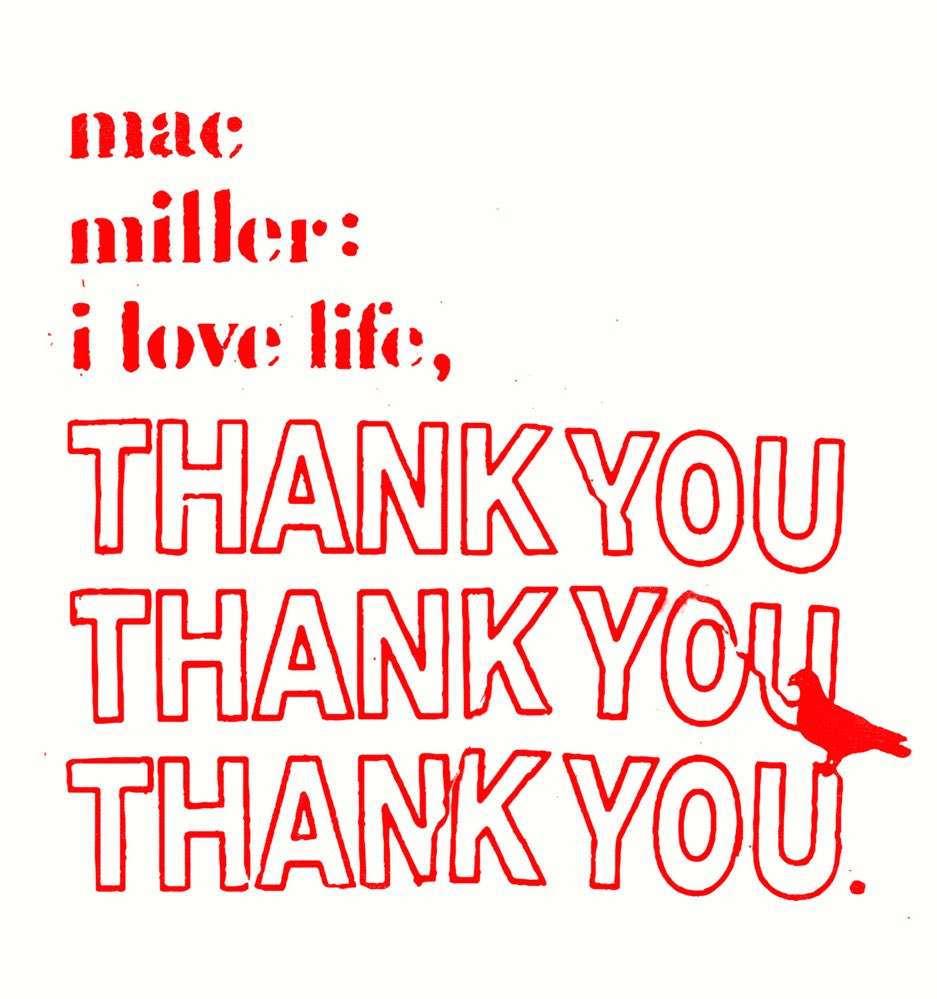 11 years ago today Mac Miller released his mixtape, “I Love Life, Thank You” for reaching 1 million followers on Twitter