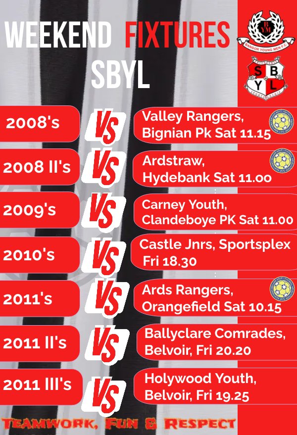 BYM Academy Fixtures