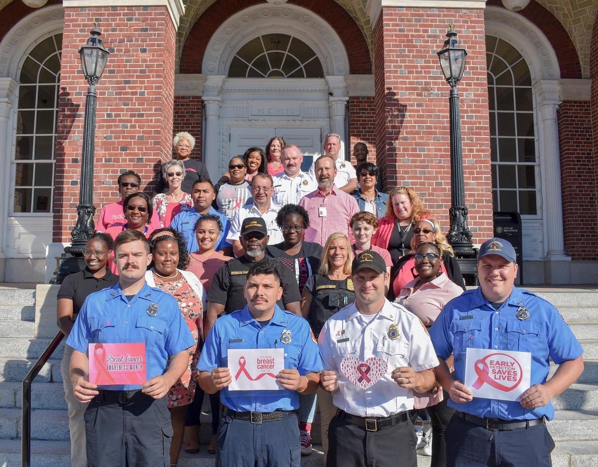 citybwkga's tweet photo. Happy Pink Out Day from the City of Brunswick! #PinkOut2022 #BCA https://t.co/ISj9QLWtWX