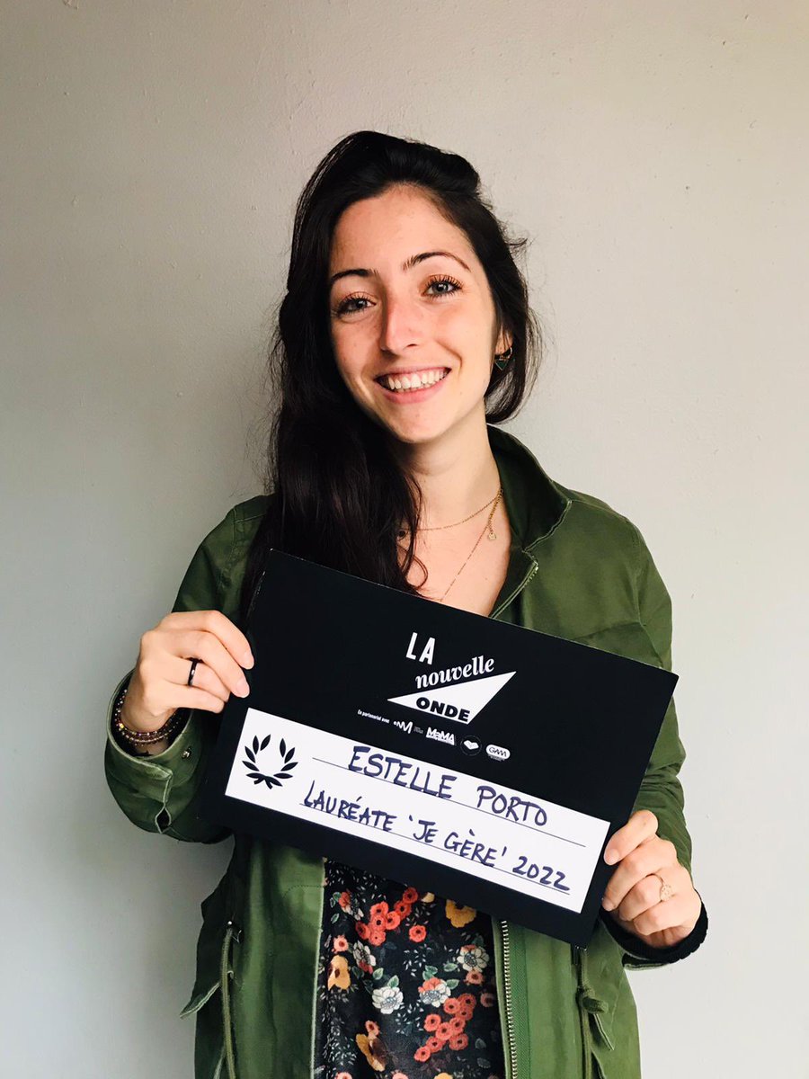 ✨FÉLICITATIONS ESTELLE !!✨
Notre directrice administrative Estelle Porto reçoit aujourd’hui le #prixLNO2022, remis au MaMA pour distinguer le talent de jeunes professionnel.le.s, à l'initiative de <a href="/lanouvelleonde/">La Nouvelle Onde</a>, en partenariat avec le <a href="/MaMAevent/">MaMA Music & Convention</a>,  <a href="/le_CNM/">Centre national de la musique</a> et <a href="/shesaidso_fr/">shesaid.so France</a>