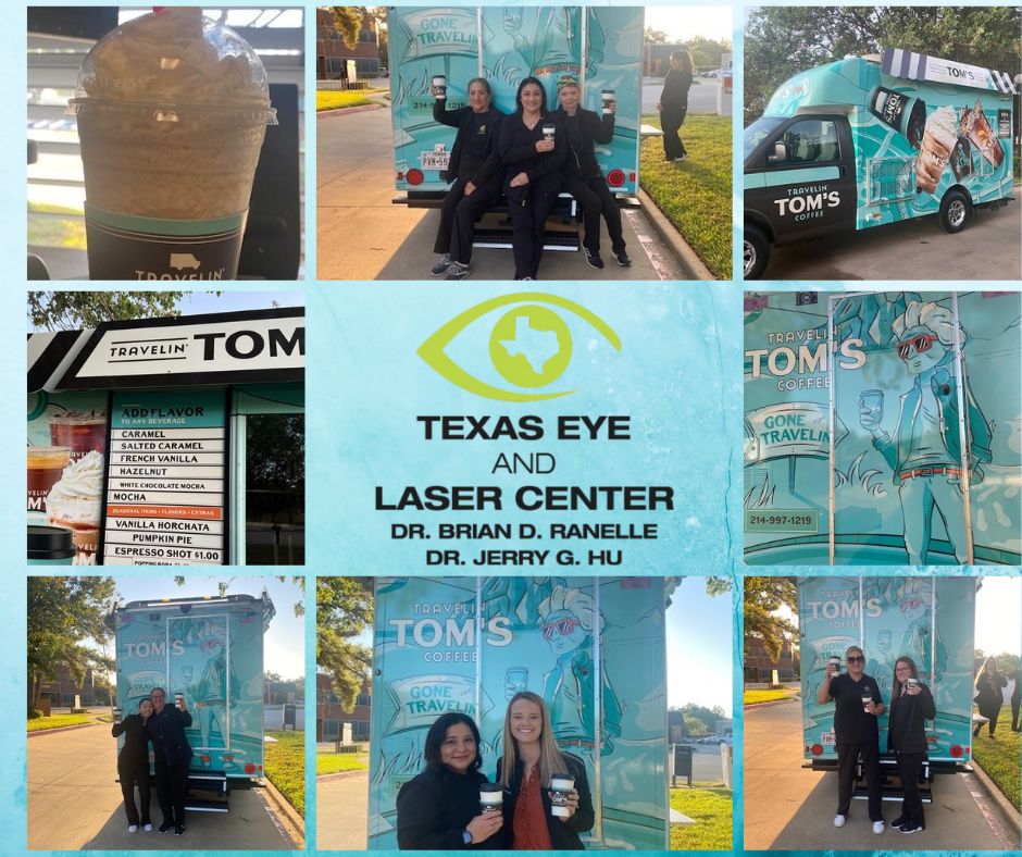 TXEyeLaser's tweet photo. We have such generous doctors!  They treated us to a COFFEE TRUCK and we all sure did enjoy it!! Thank you Dr Ranelle &amp; Dr Hu❤️ https://t.co/OkJXufT3gi