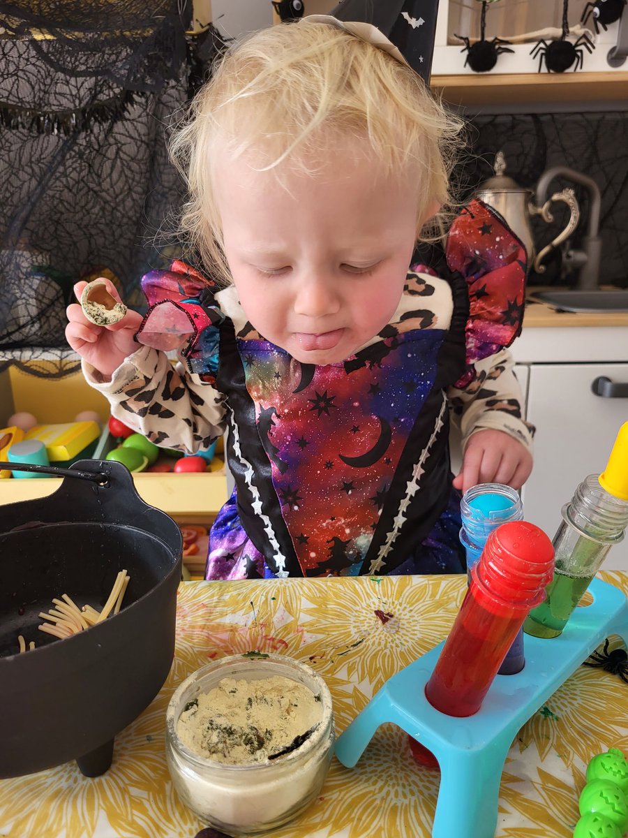 MrsKavanagh79's tweet photo. Bubble, Bubble, Toil &amp; Trouble...Potion making with my little witch 🧙‍♀️🕷🕸🧹 https://t.co/GUMJHcRAK1
