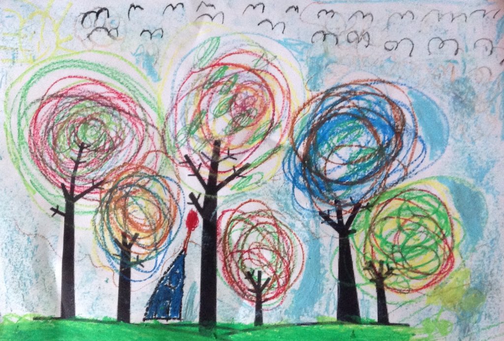 latimerprimary's tweet photo. #ClassLH have created these wonderful art pieces today. We talked about trees and the seasons whilst consolidating our learning from plants this half term. #LatimerArt #LatimerScience #Creativity #AmazingEffort #plants #2LH https://t.co/M2QGjRQCnB
