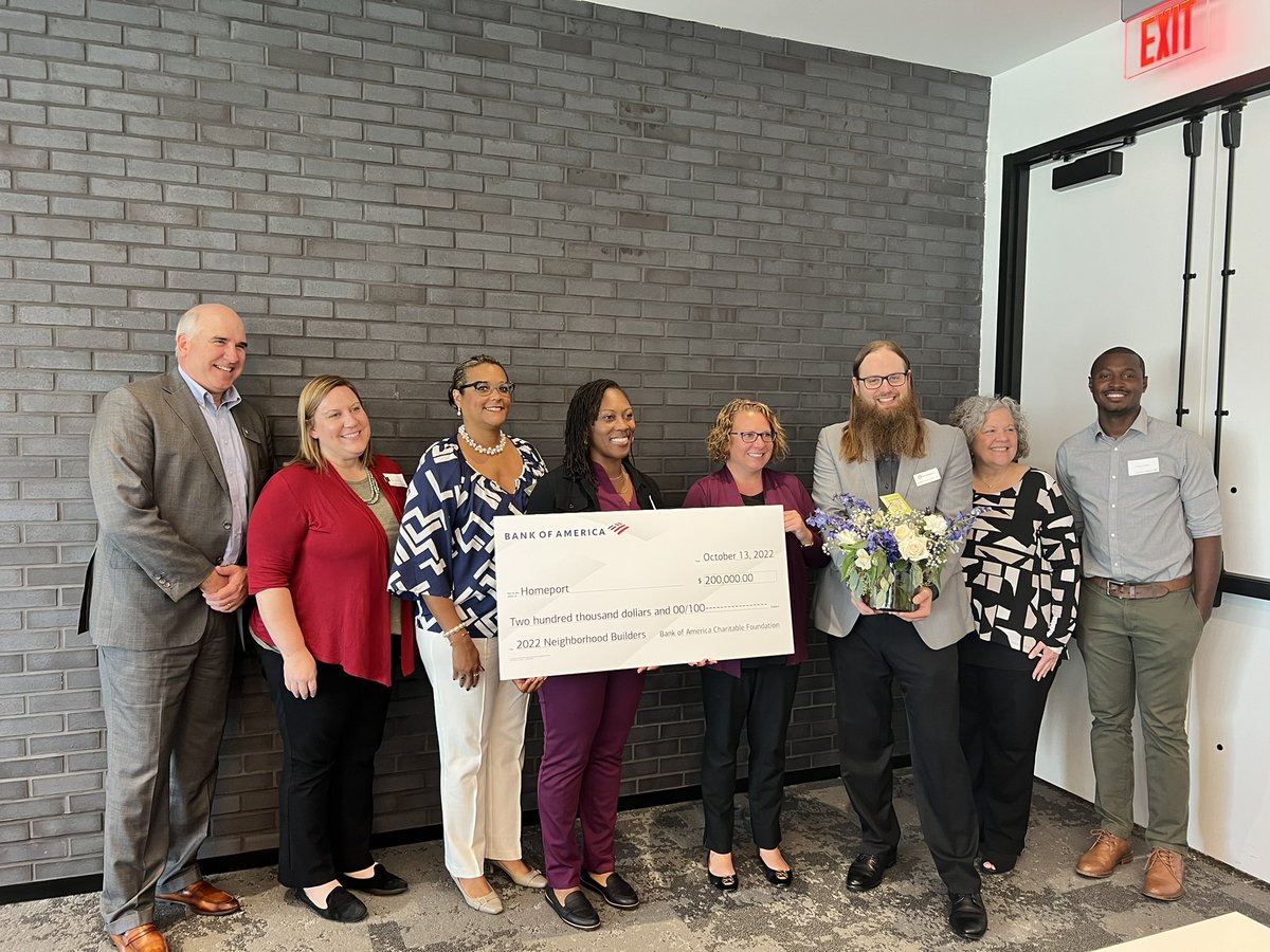 JenniferHurd4's tweet photo. Our 2022 #Columbus @BankofAmerica #NeighborhoodBuilders are @HomeportOH and @colscss These organizations are dedicated to addressing local issues around economic mobility and affordable housing. Congratulations to both organizations. https://t.co/Ksa7Qo7KO4