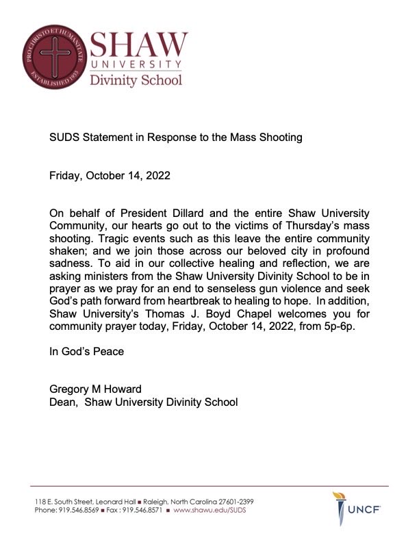 Shaw Divinity School (@divinityshaw) on Twitter photo 