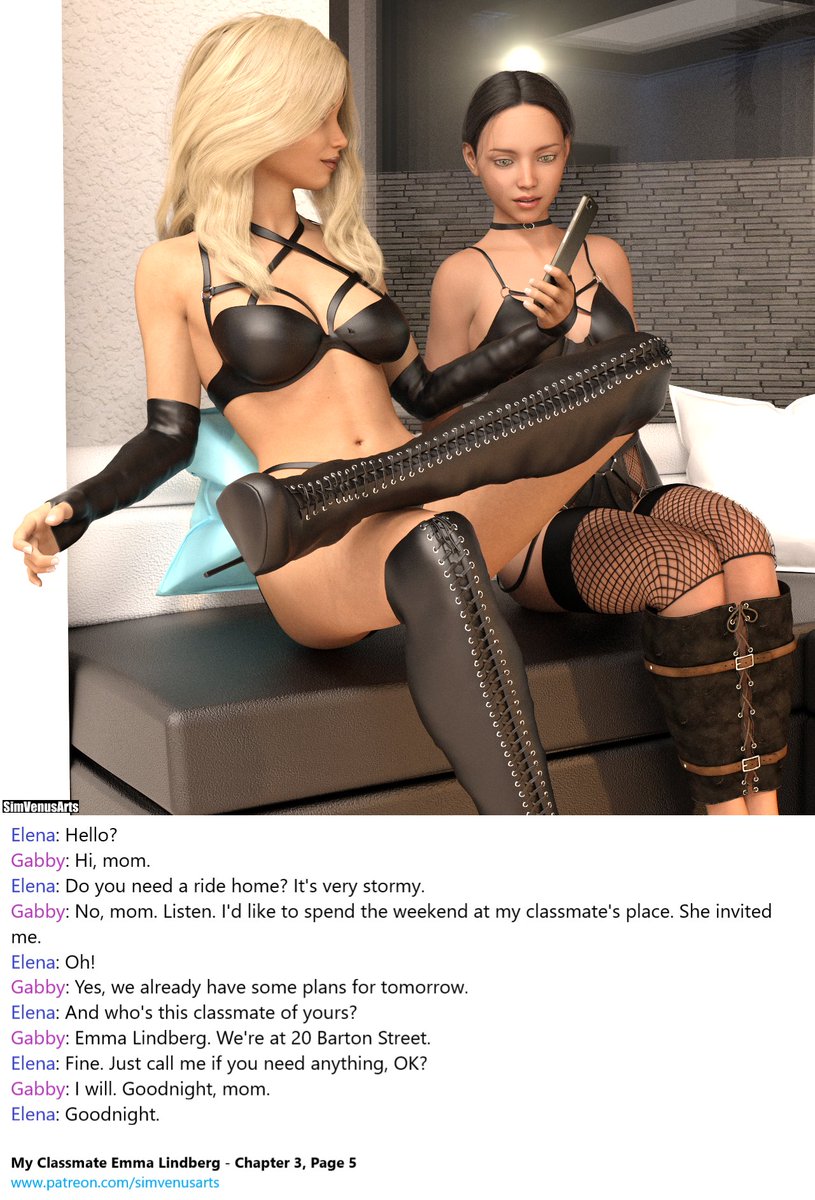 SimvenusA's tweet photo. My Classmate Emma Lindberg - Chapter 3, Page 5
#handcuffs #bdsm #bdsmkink #bondage #dominatrix #domination #dominatrix #femdom #goddess #kink #lesbiandomination #boots #lezdom #mistress #slave #slavegirl #submissive #erotic #girls #lesbian #porn #nsfw #gagged #hentai #legbinder https://t.co/0N3fO1Au6m