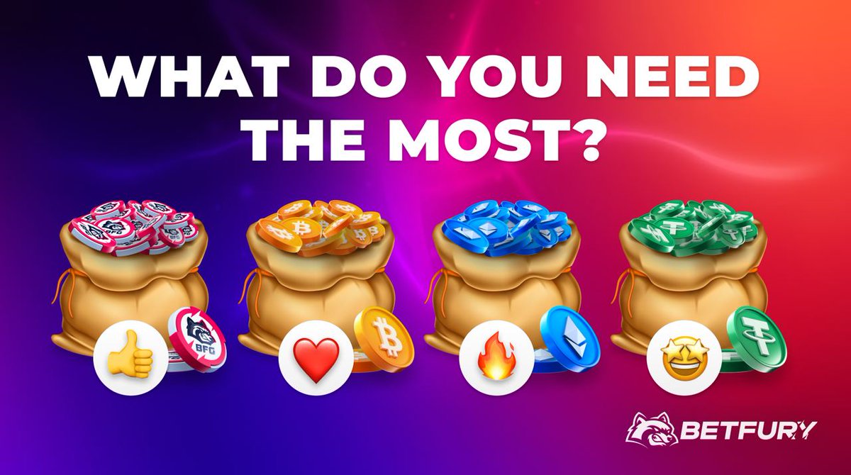 betfury_gaming's tweet photo. 😏Hey, buddy
What #Crypto do you want to have?
Choose and send emoji in the comments👇
#BetFury #BFG #BTC #BNB #USDT #ETH #TRX #casino #cryptocasino #bitcoincasino #onlinecasino https://t.co/ZdGQa9gvtU