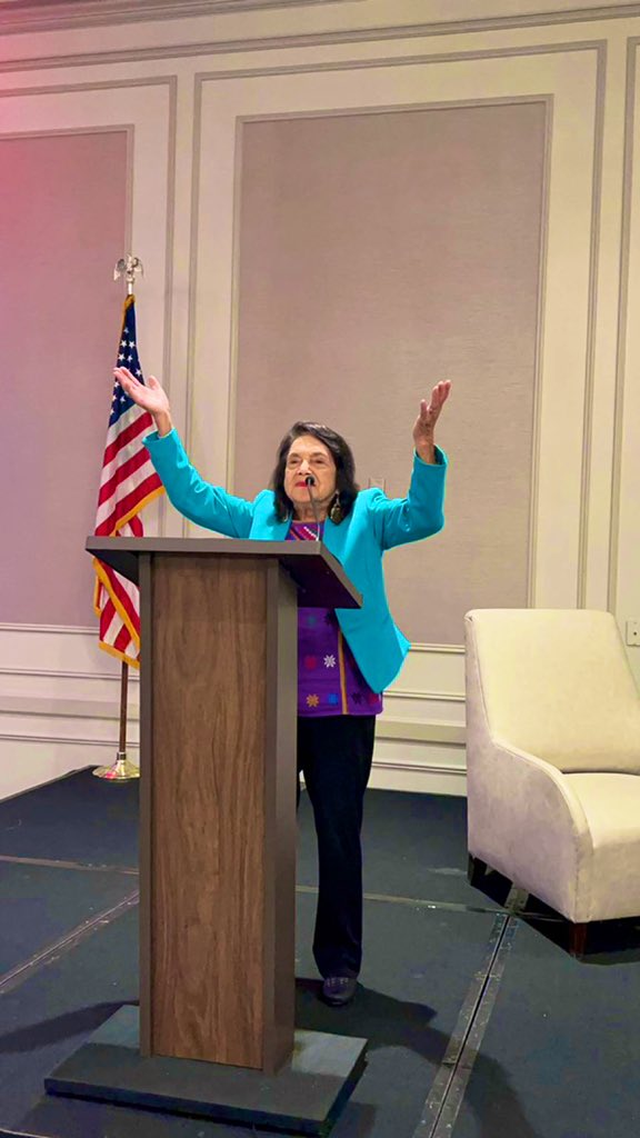 genevie79cr's tweet photo. “Education is the soul of our nation.” Hearing from Dolores Huerta this morning…education &amp; equal rights! Con la mera mera!! #onfire #droppingtruths #TABE2022 https://t.co/7R9orYaDNb