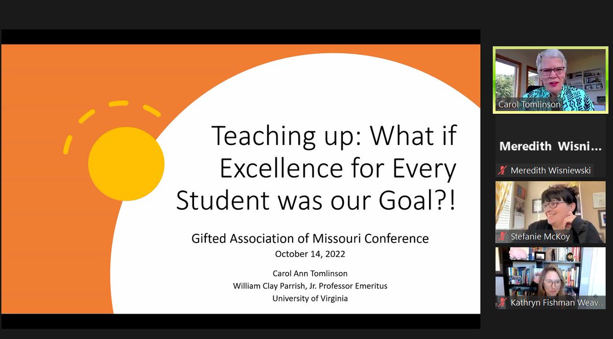 GAMgifted's tweet photo. DR. TOMLINSON IS IN THE HOUSE.  WE REPEAT, DR. TOMLINSON IS IN THE HOUSE.
We couldn't believe we got to make the annonucement, and now we can't believe it's here -- #GAM22 has officially begun with the incomparable @cat3y.  The excitement is palpable over Zoom! @MizzouAcademy https://t.co/CGWZkmZfoo