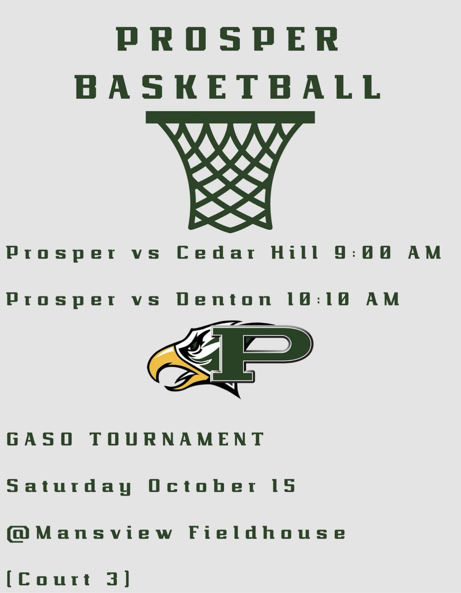 prosperhoops's tweet photo. We get to play someone else this weekend. 
#WinterIsComing 
#5AMILY 
🦅🥫🏴‍☠️ https://t.co/epsa1FbzeA