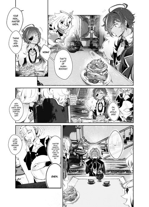 good old resourceful master diluc 😊🍄
(read from left → right)
 #genshinimpact #原神 